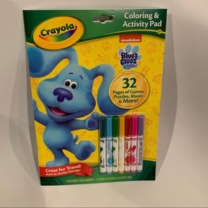 Crayola blues clues coloring and activity pad Nickelodeon. Coloring book